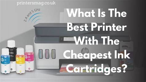 Best printer with cheapest ink cartridges - 1-16 of over 1,000 results for "best wireless printers with cheap ink" Results. Check each product page for other buying options. ... HP Smart -Tank 7301 Wireless All-in-One Cartridge-free Ink Printer, up to 2 years of ink included, mobile print, scan, copy, automatic document feeder (28B70A), Gray.